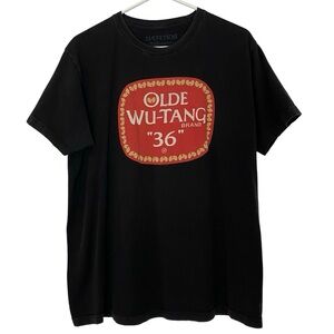 Olde Wu-Tang Brand 36 Tee Tshirt Mens Size Large Black Red Short Sleeve T-Shirt